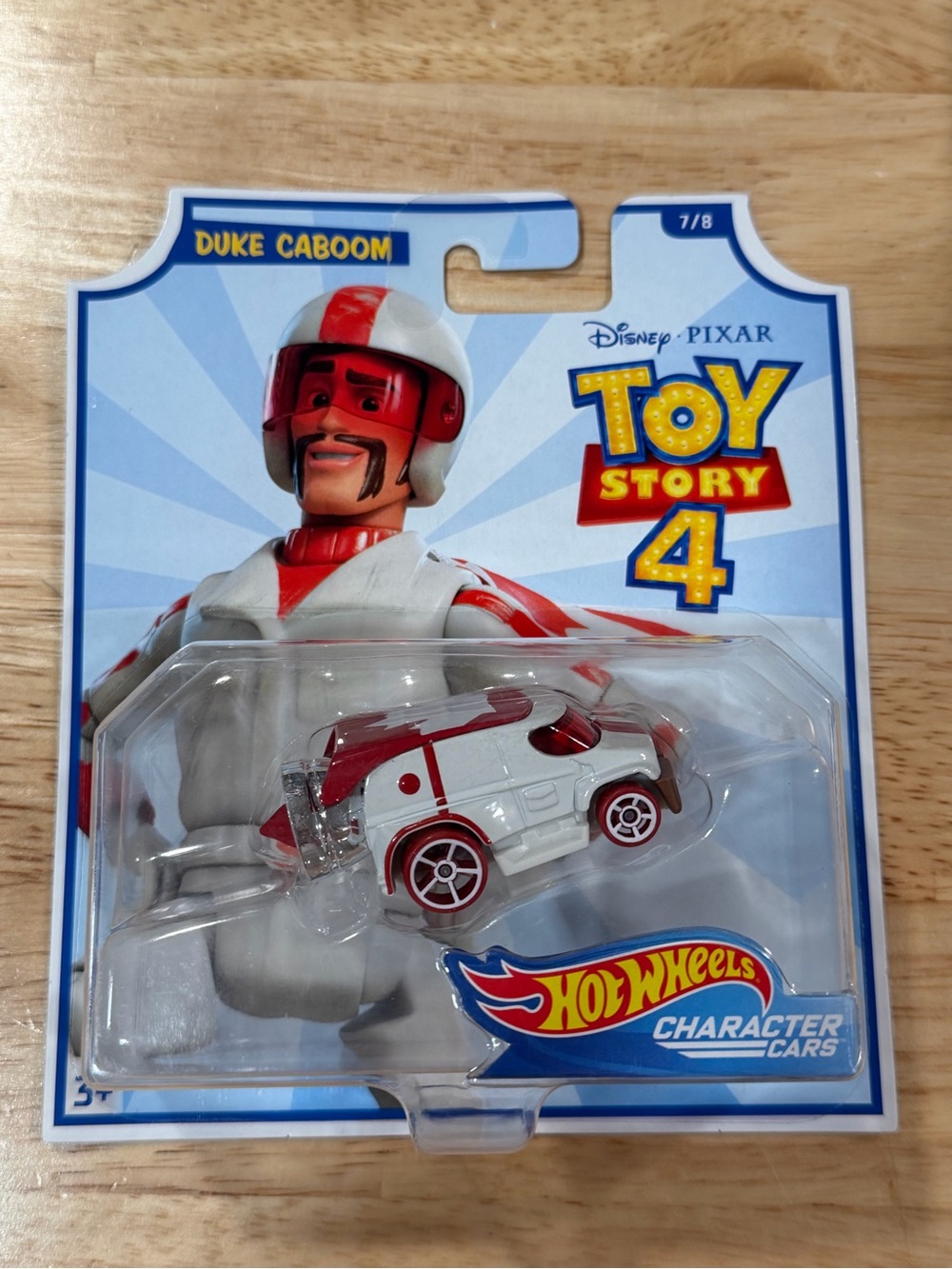Disney·Pixar Toy Story 4 Duke Caboom Character Car - White & Red New